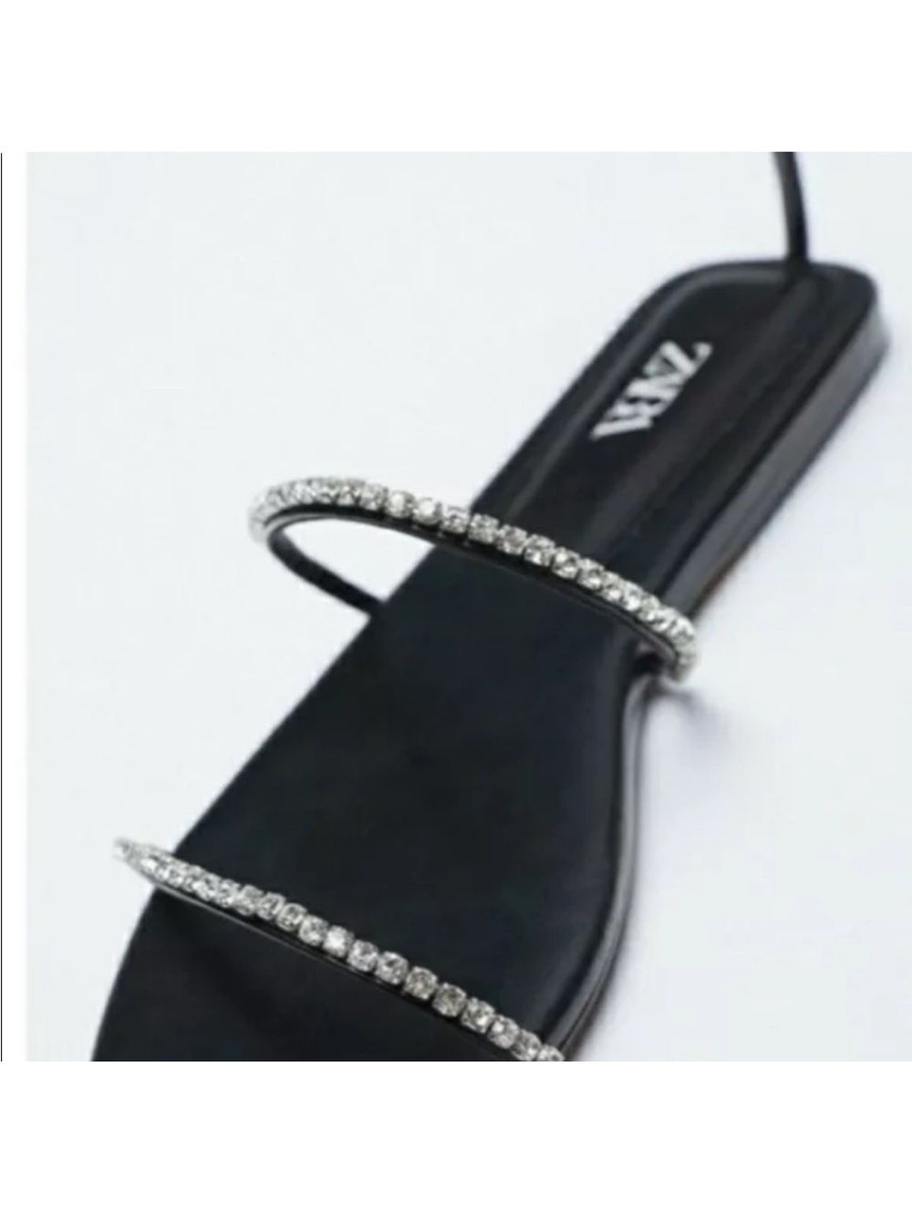 Zara Rhinestone Sandals - Picture 4 of 7